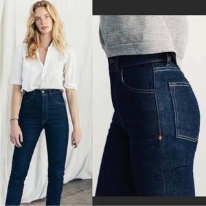 imogene + willie Elizabeth High Rise High Waisted Jeans. Handmade in USA. 25R